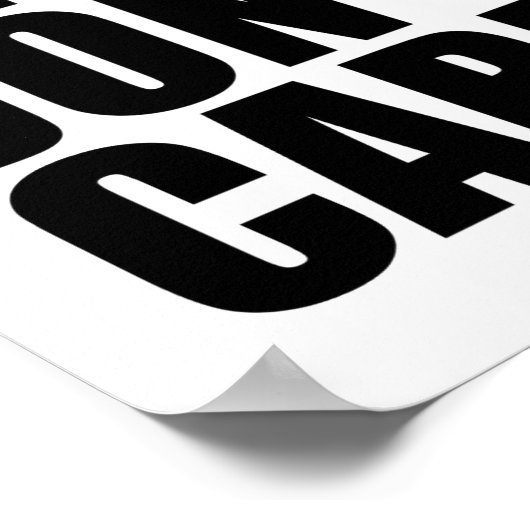 China Dont Care  ポスター (角)