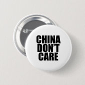 China Dont Care 缶バッジ (正面&裏面)
