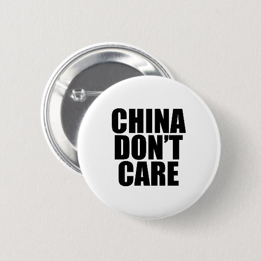 China Dont Care  缶バッジ (正面&裏面)
