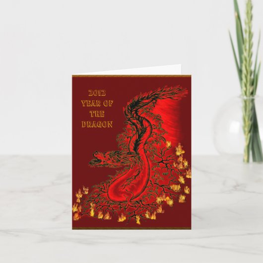 China-Drache - 2012 -Year Of The Dragon シーズンカード (正面)