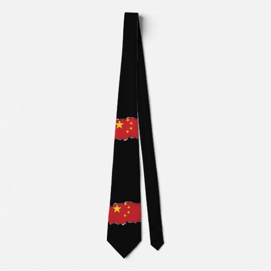 China Flag ネクタイ (正面)
