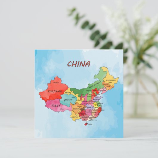 China Map 招待状 (スタンド正面)