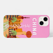 China Shanghai Travel Art iPhoneケース (裏面横)