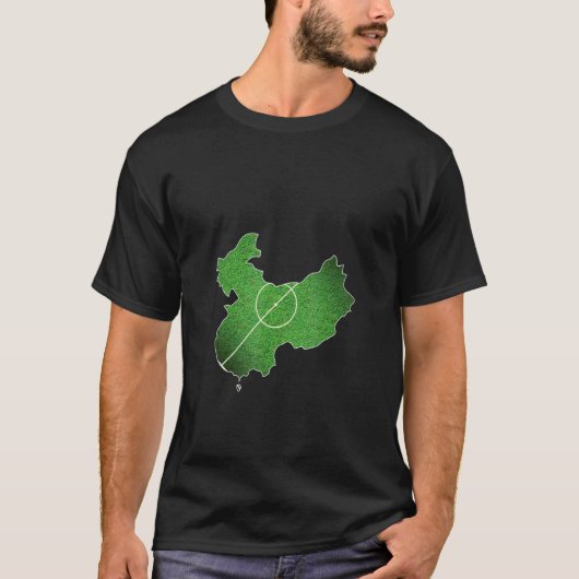 China Soccer Football Court Tシャツ (正面)