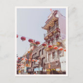 China Town Red Lanterns San Francisco Photo Blank ポストカード (正面)