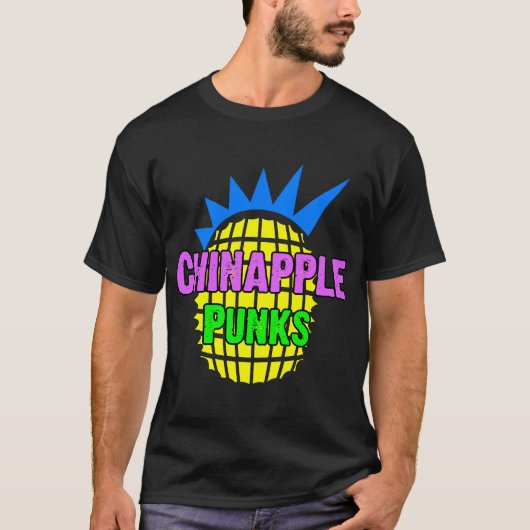 Chinappleのパンク Tシャツ (正面)