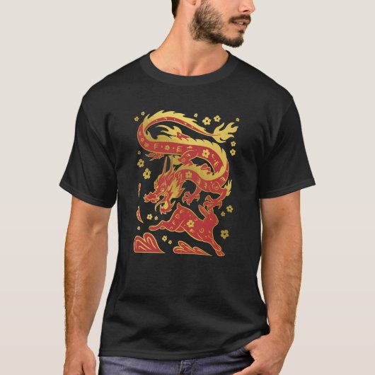 China's dragon tシャツ (正面)