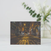 Chinatown Alleyway in New York at Night ポストカード (スタンド正面)