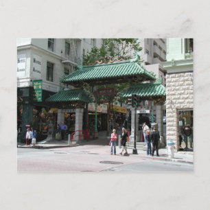 Chinatown Gate, San Franciscoフォトポストカード ポストカード