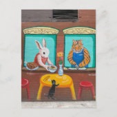 Chinatown NYCポストカード – アニマルウォール絵を描ズ ポストカード (正面)