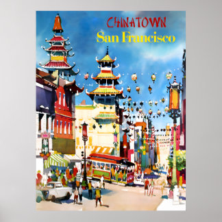 Chinatown, San Franciscoポスター ポスター
