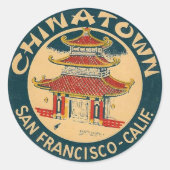 Chinatown, San Francisco – シール (正面)