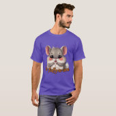 Chinchilla：ふわふわ過気にぎ。 Tシャツ (正面フル)