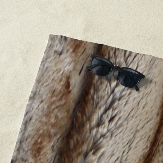 CHINCHILLA FUR ビーチタオル (インサイチュ)