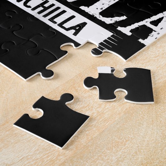 Chinchilla Gift Funny Cute Pet ジグソーパズル (側面)