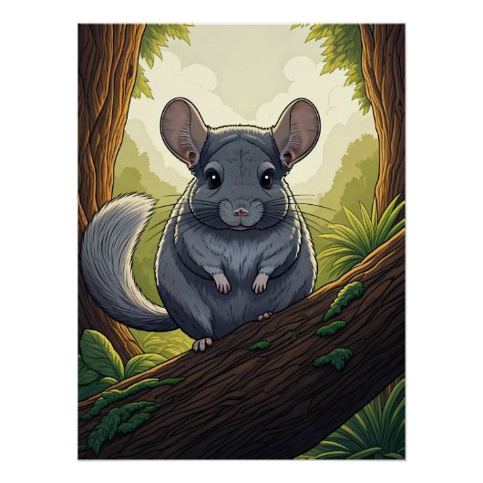 Chinchilla in the Forest ポスター (正面)