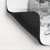 Chinchilla on Mouse Pad マウスパッド (コーナー)