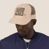 Chinchillas Work Out Cartoon Hat キャップ (インサイチュ)