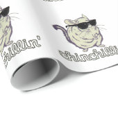 Chinchillinの黄色いチンチラ ラッピングペーパー (ロールコーナー)