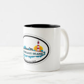 Chincoteagueの島 ツートーンマグカップ (正面右)