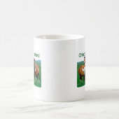 Chincoteagueの島(子馬) コーヒーマグカップ (中央)