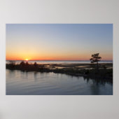 Chincoteague Sunset I Virginia Landscape ポスター (正面)