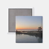 Chincoteague Sunset I Virginia Landscape マグネット (正面/裏面)