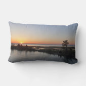 Chincoteague Sunset I Virginia Landscape ランバークッション (裏面)