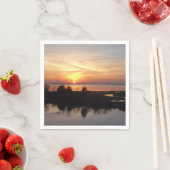 Chincoteague Sunset II Virginia Landscape スタンダードカクテルナプキン (インサイチュ)