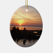 Chincoteague Sunset II Virginia Landscape セラミックオーナメント (右)