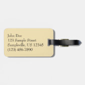 Chincoteague Sunset II Virginia Landscape ラゲッジタグ (裏面横)