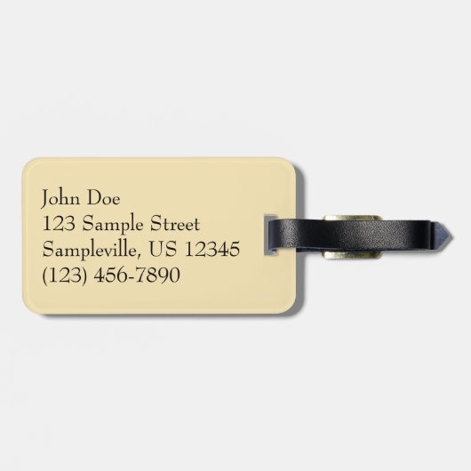 Chincoteague Sunset II Virginia Landscape ラゲッジタグ (裏面横)