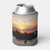 Chincoteague Sunset II Virginia Landscape 缶クーラー (缶正面)