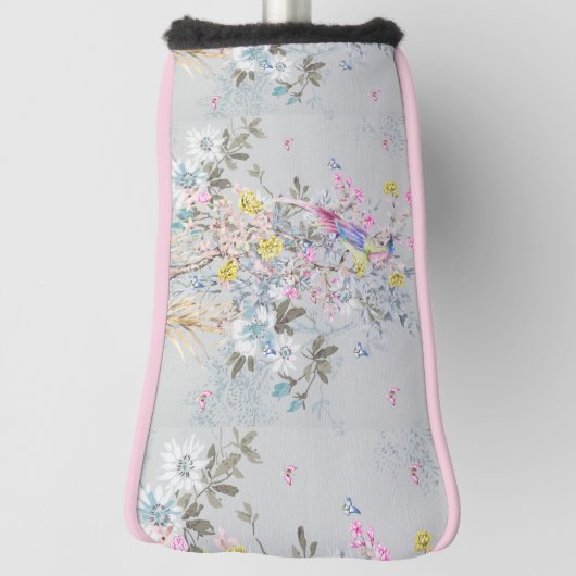 Chine soiree,toile,自然シーン，アンティーク，パターン，ペ ゴルフヘッドカバー (回転90)