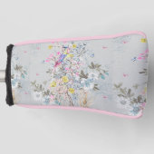 Chine soiree,toile,自然シーン，アンティーク，パターン，ペ ゴルフヘッドカバー (正面)