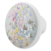 Chine soiree,toile,自然シーン,アンティーク,パターン,ペ セラミックノブ (右)