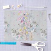 Chine soiree,toile,自然シーン,アンティーク,パターン,ペ 薄葉紙 (クラフト)