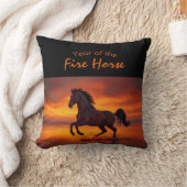 Chinese Astrology Year of the Fire Horse クッション (ブランケット)