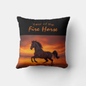 Chinese Astrology Year of the Fire Horse クッション (裏面)