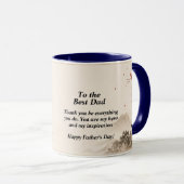 Chinese Blossom Dad Mug マグカップ (正面右)