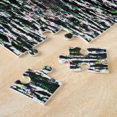 Chinese Boat Victoria Harbour Hong Kong ジグソーパズル (側面)