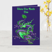 Chinese Coiling Dragon Mythical Time Controlling カード (黄色い花)