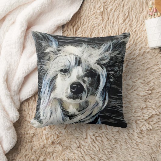 Chinese Crested クッション (ブランケット)