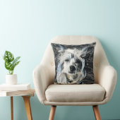 Chinese Crested クッション (椅子)