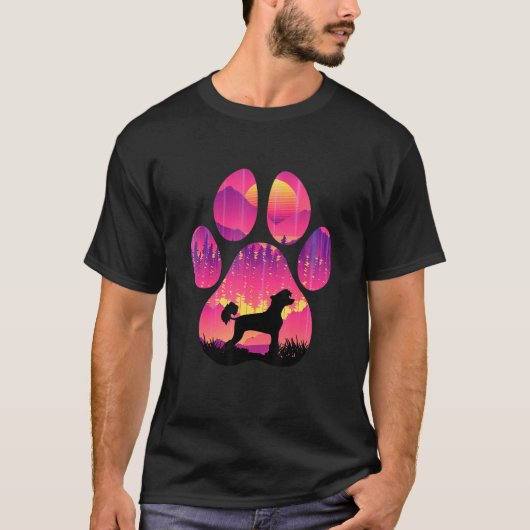 Chinese Crested Paw Mom Dad Dog Women Men Tシャツ (正面)