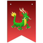 Chinese dragon for New Year's party バンティングフラッグ (第1の旗)