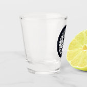 Chinese Dragon in Black and White Personalized ショットグラス (左)