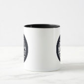 Chinese Dragon in Black and White Personalized マグカップ (中央)