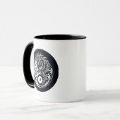 Chinese Dragon in Black and White Personalized マグカップ (正面左)