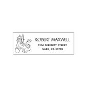 Chinese Dragon Return Address セルフインキングスタンプ (デザイン)